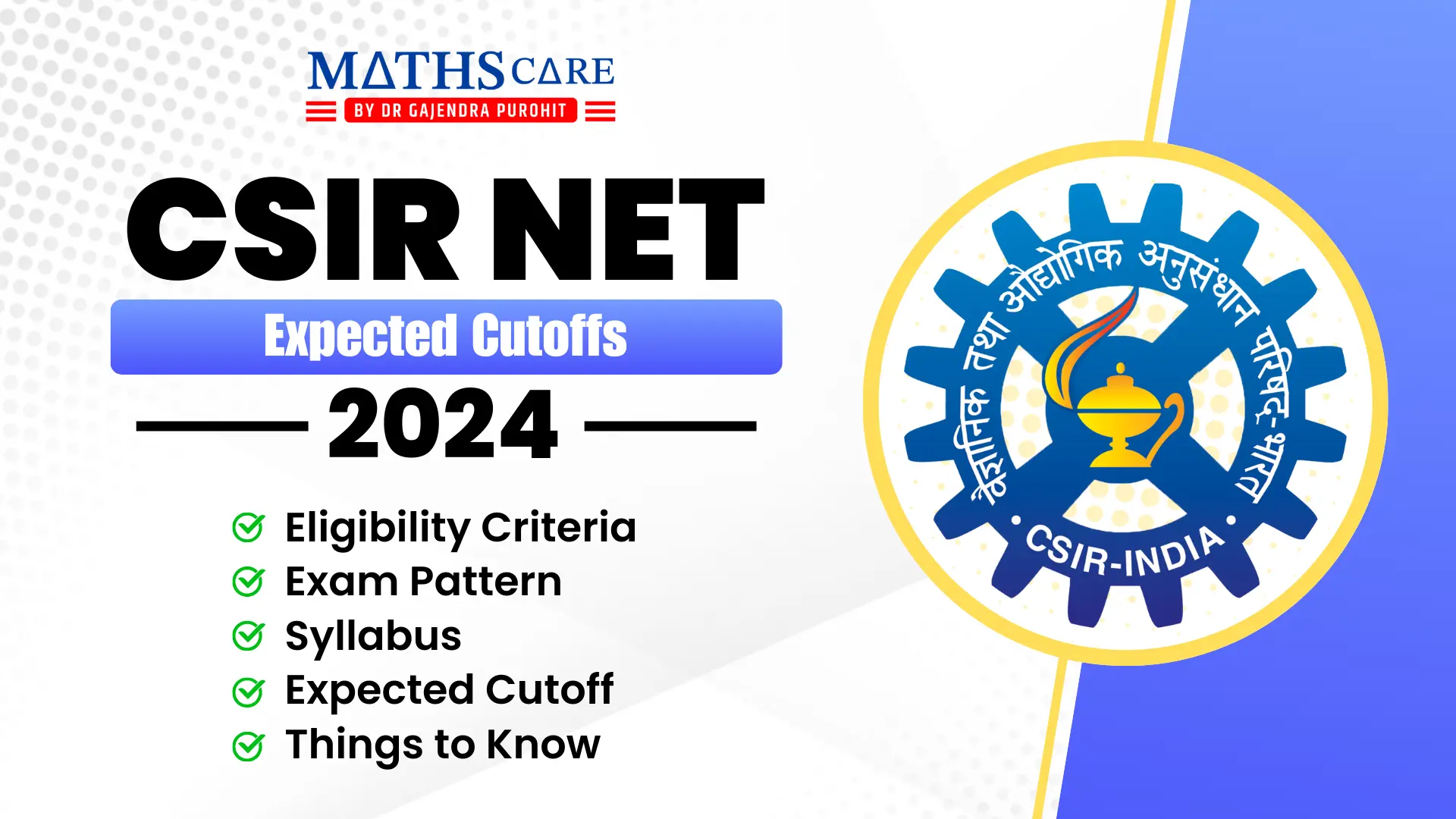 CSIR NET June 2024 Expected Cutoffs