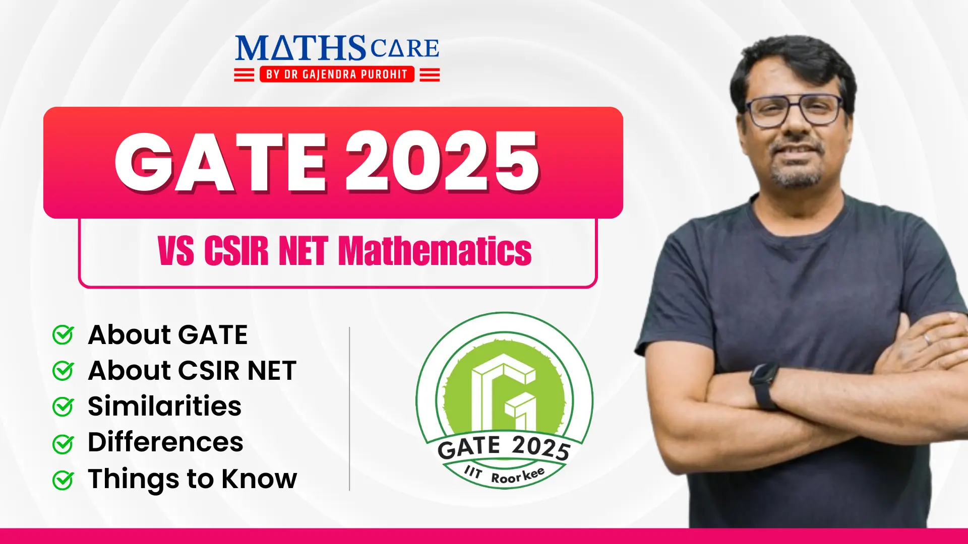 CSIR NET Mathematics vs GATE Exam Mathematics