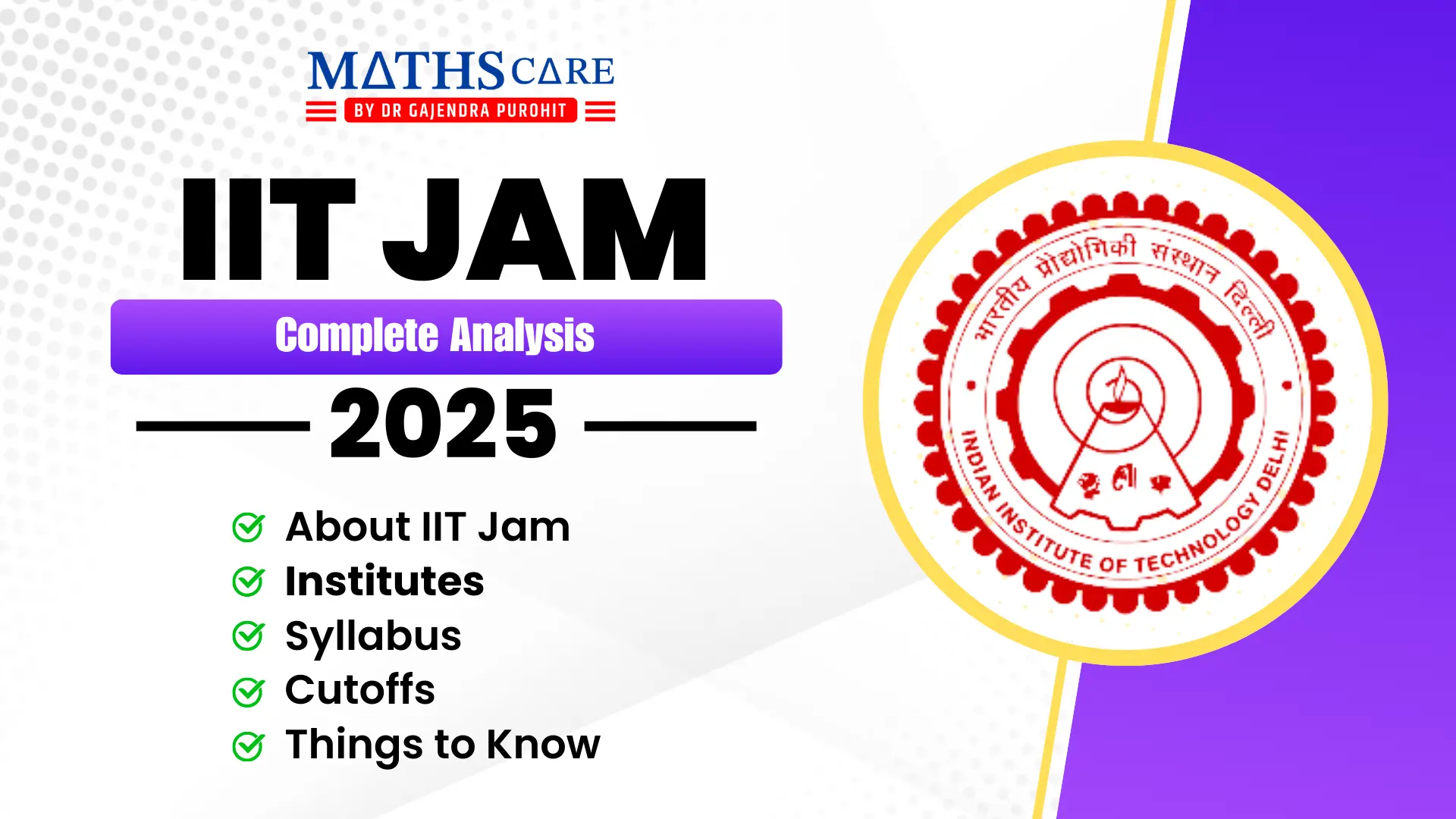 IIT JAM 2025 Mathematics: Complete Analysis