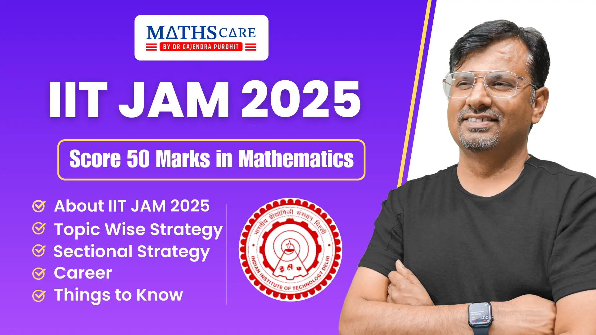 Score 50 Marks in IIT JAM 2025 Mathematics