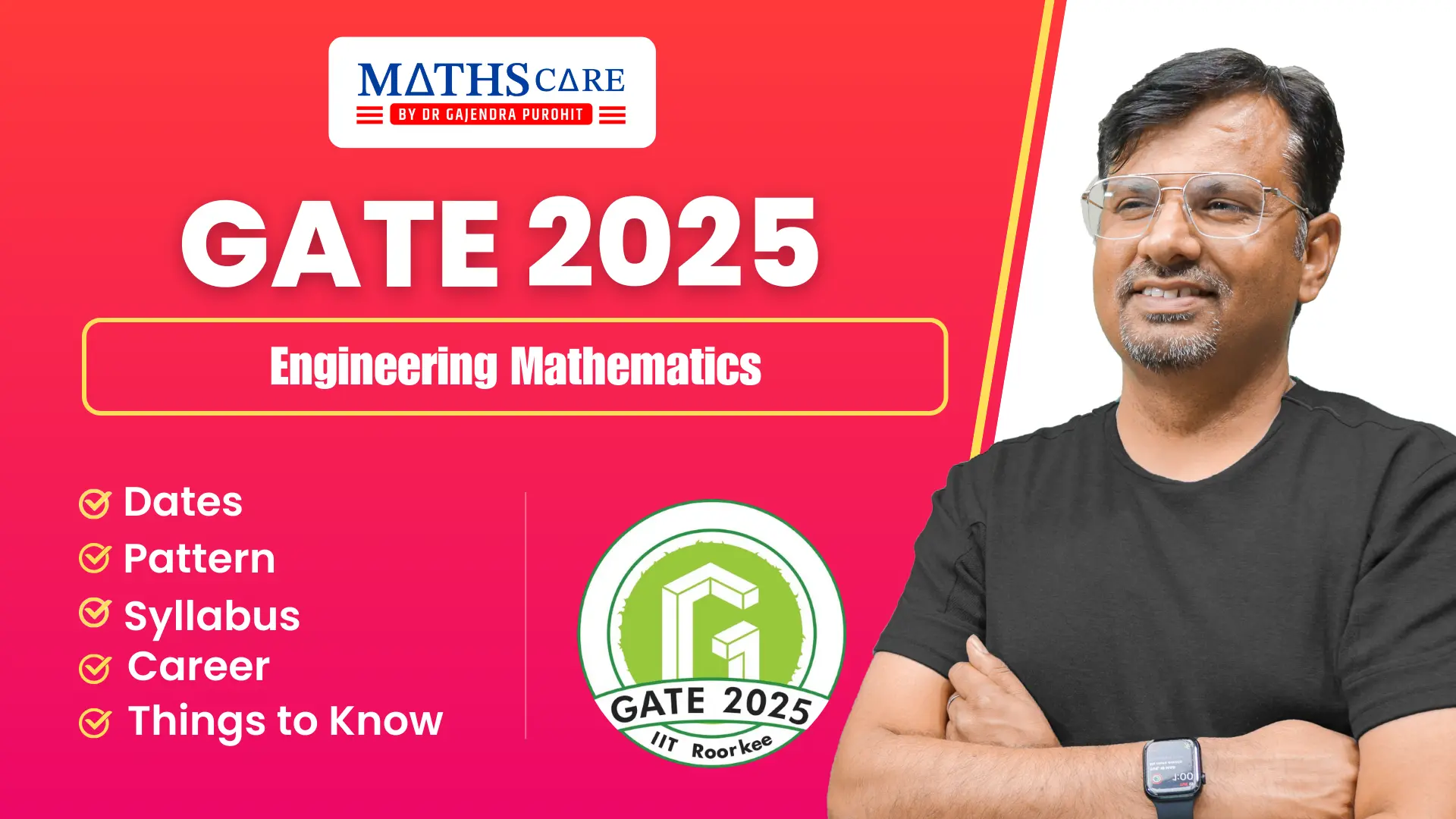 GATE Exam 2025: Engineering Mathematics