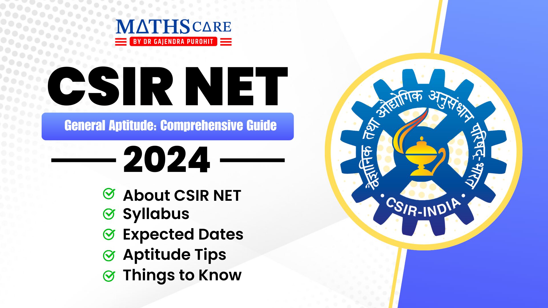 CSIR NET General Aptitude: Comprehensive Guide