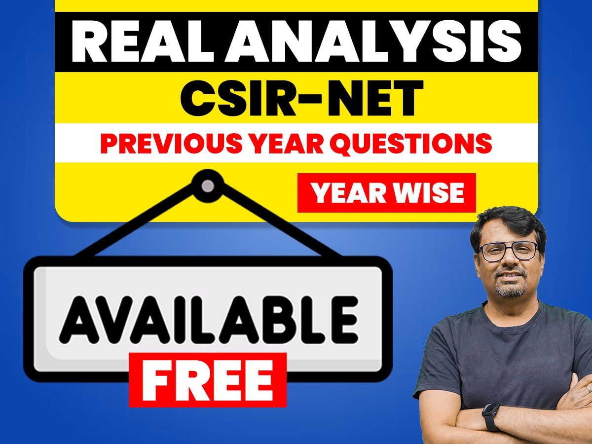 REAL ANALYSIS CSIR NET PREVIOUS YEAR QUSTIONS