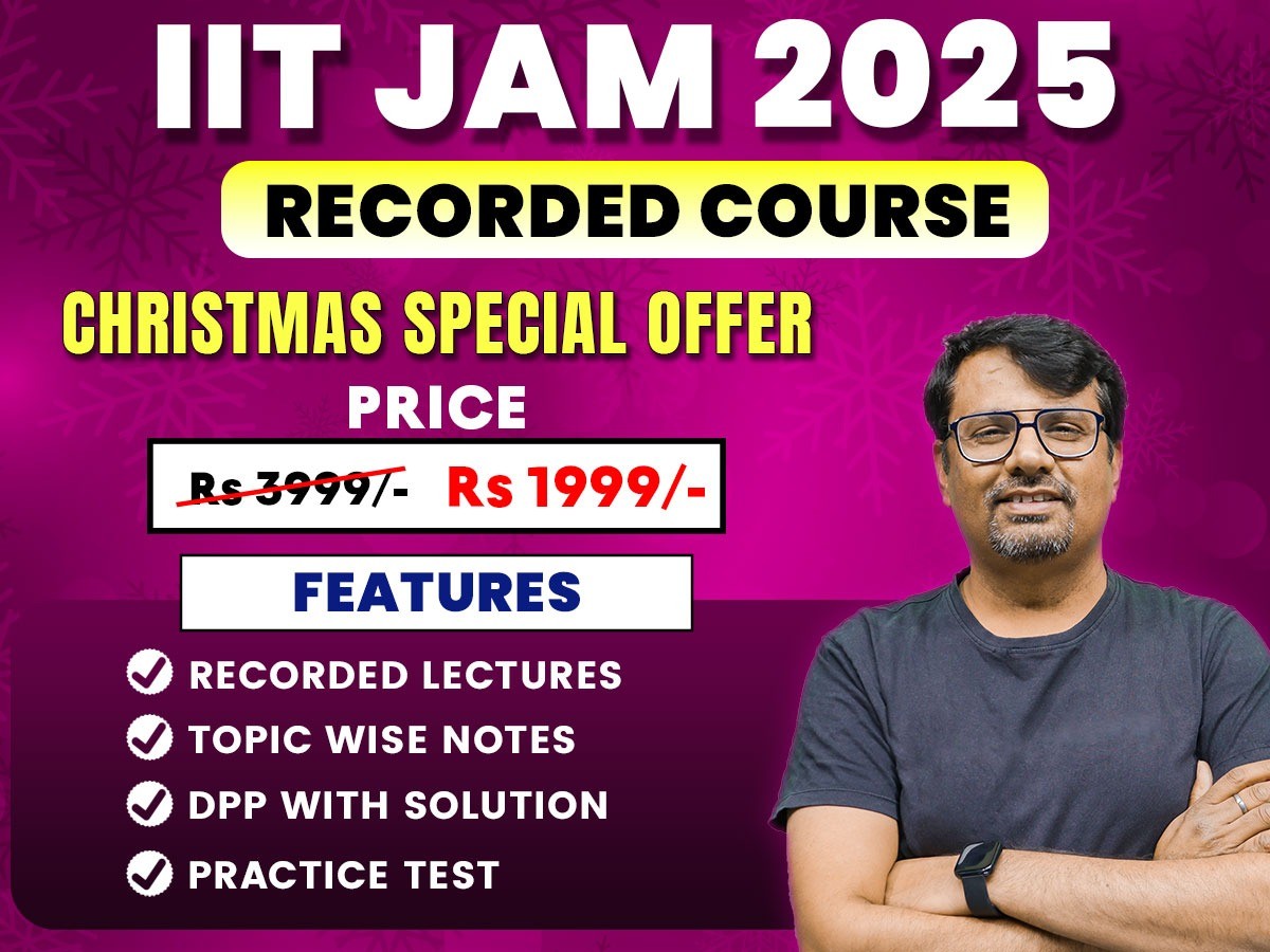 PRARAMBH BATCH RECORDED - IIT JAM MATHEMATICS 2025 COURSE