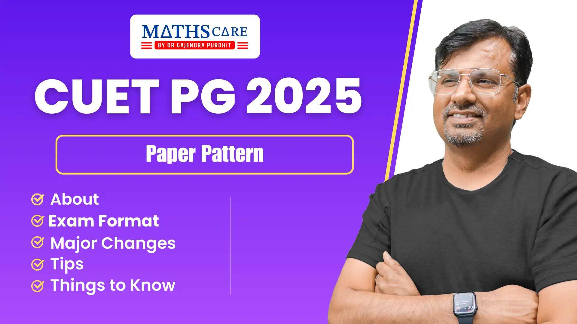 CUET PG Paper Pattern 2025