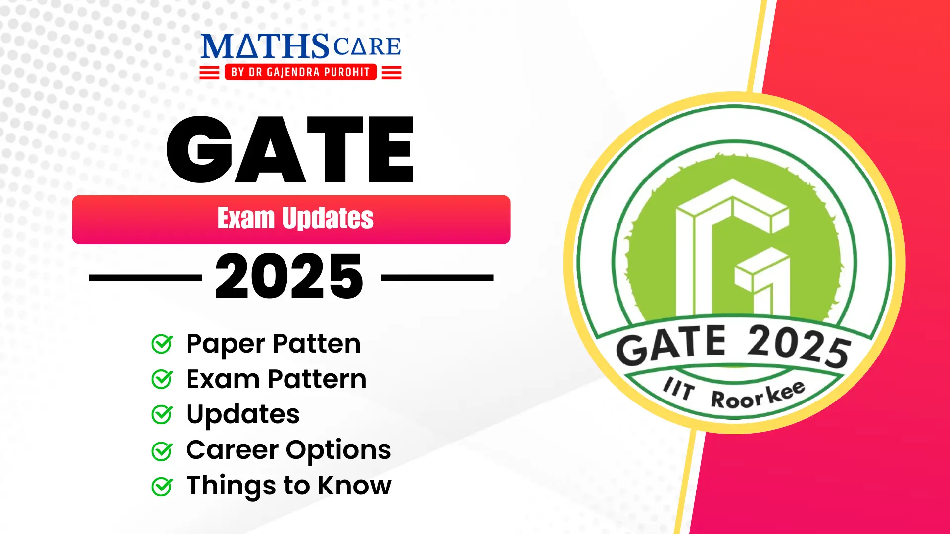 GATE Exam 2025 Updates