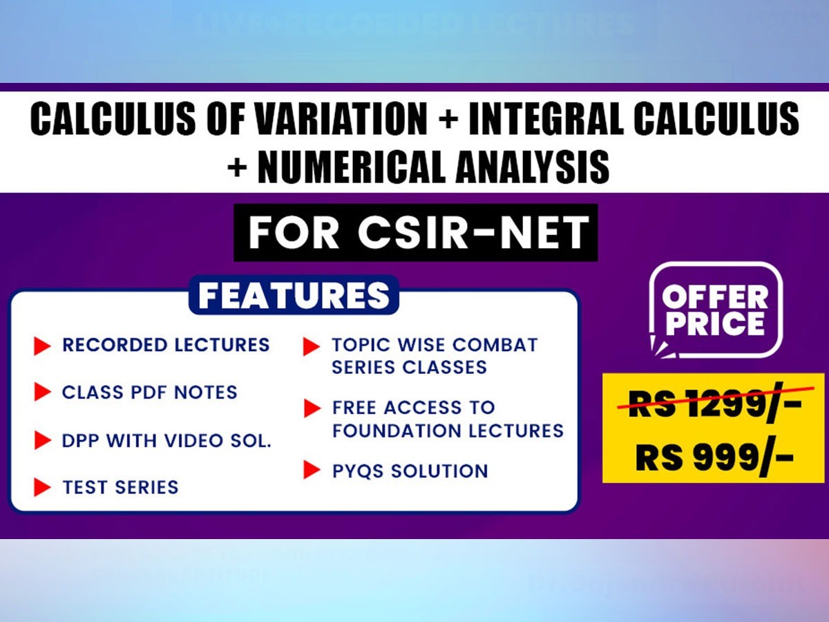 COV + NA + IE COURSE FOR CSIR NET DEC 2024