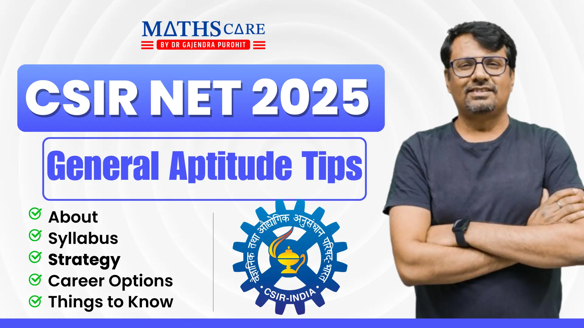 CSIR NET General Aptitude Tips