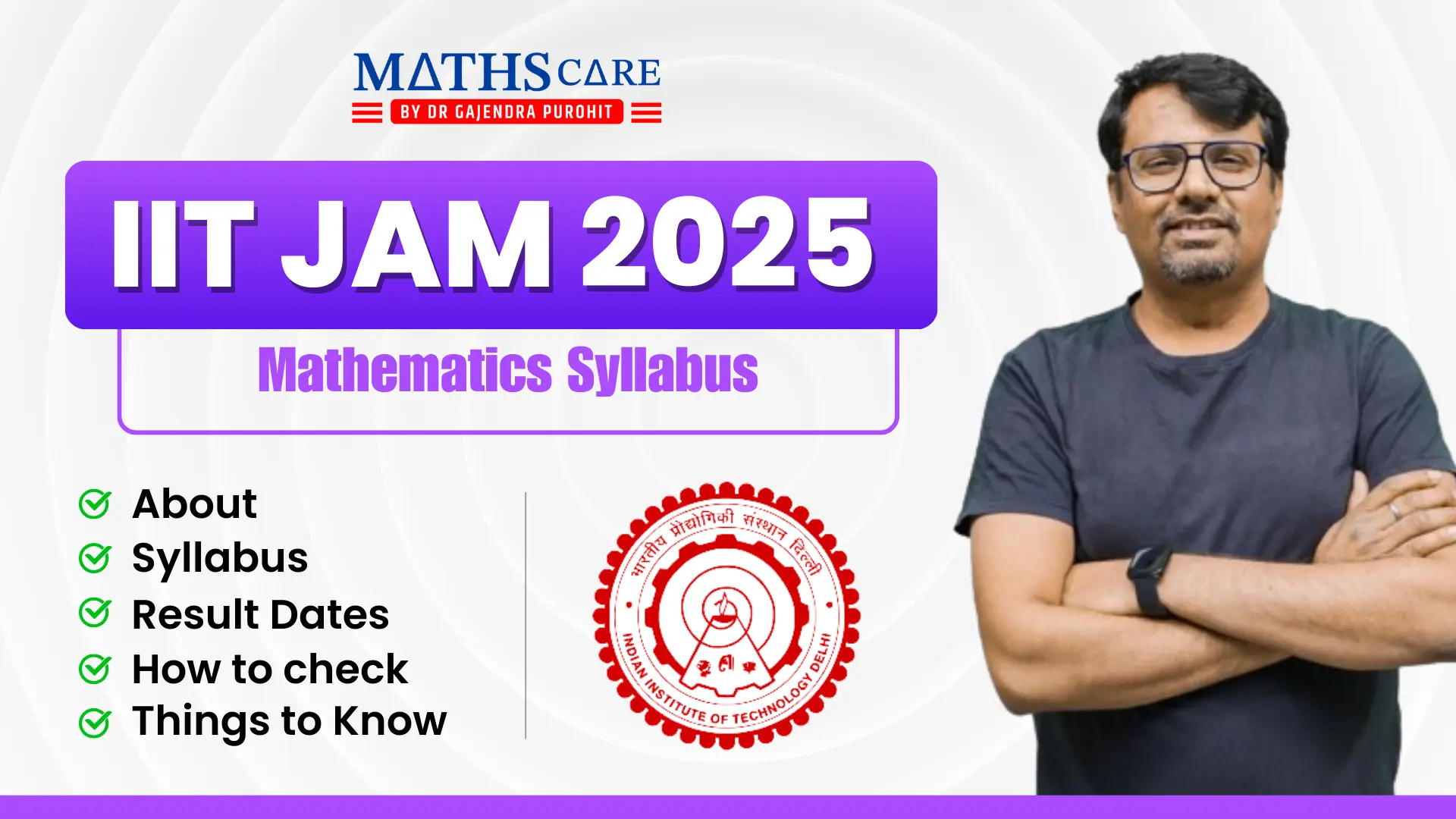 IIT JAM Mathematics Syllabus 2025