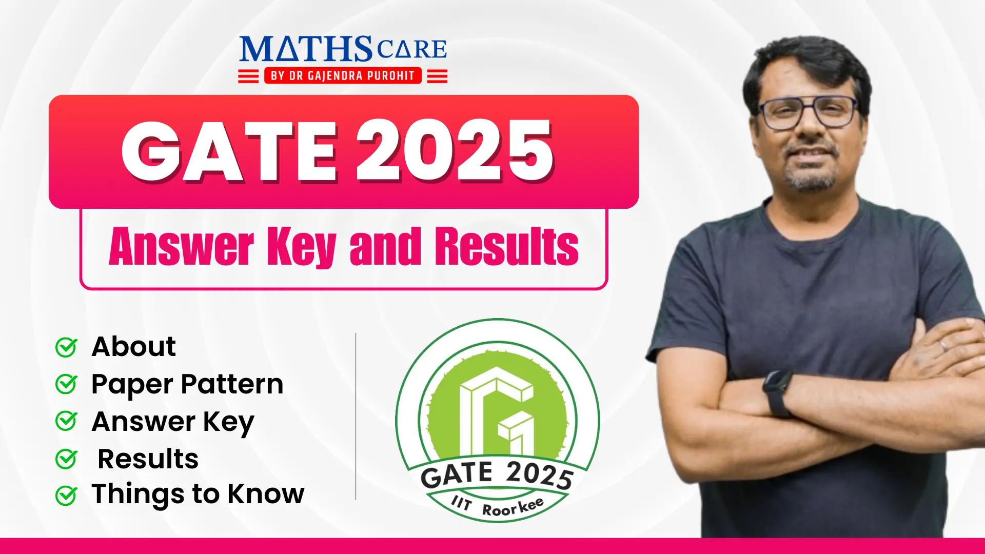 GATE 2025 Answer Key and Results