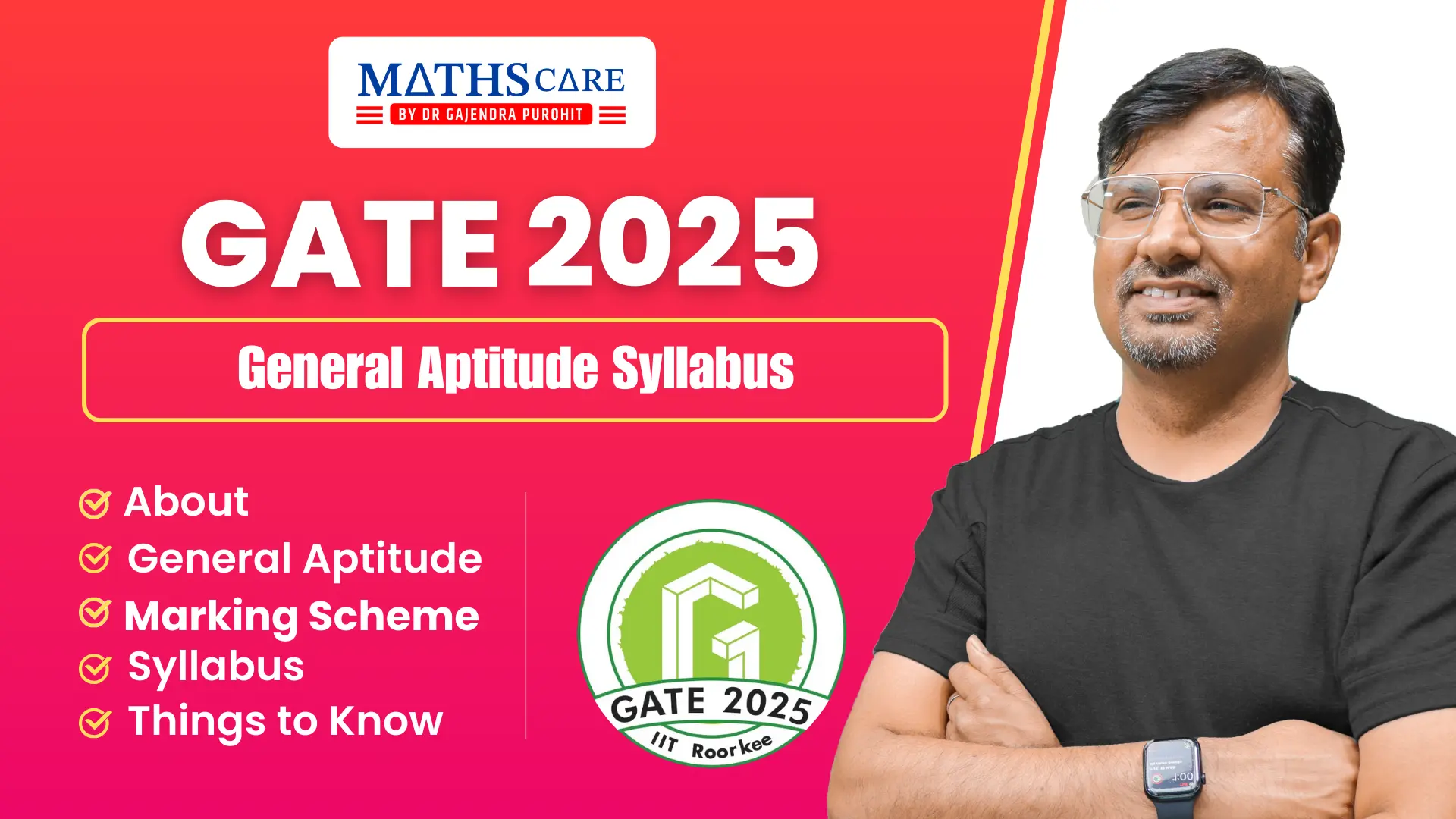 GATE General Aptitude Syllabus