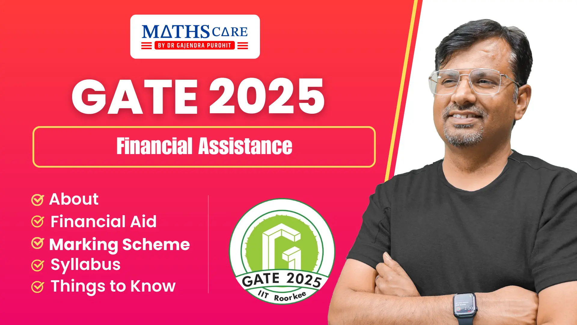 GATE 2025 Financial Assistance